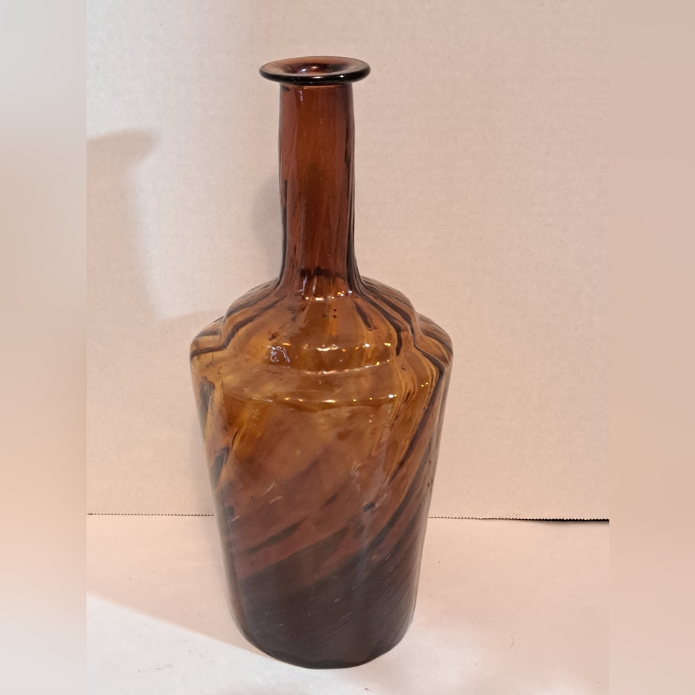 Large Amethyst Glass Decanter/Genie Bottle